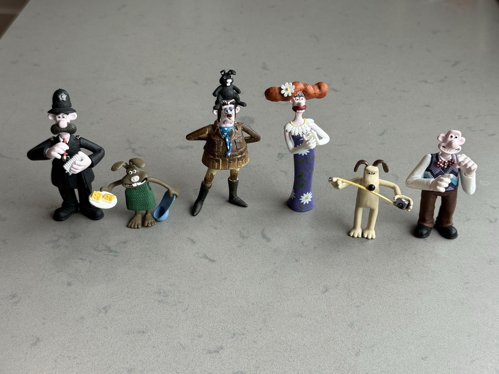 Wallace & Gromit Curse Of Were Rabbit Carrot Collector Mini Figure Set (2005)