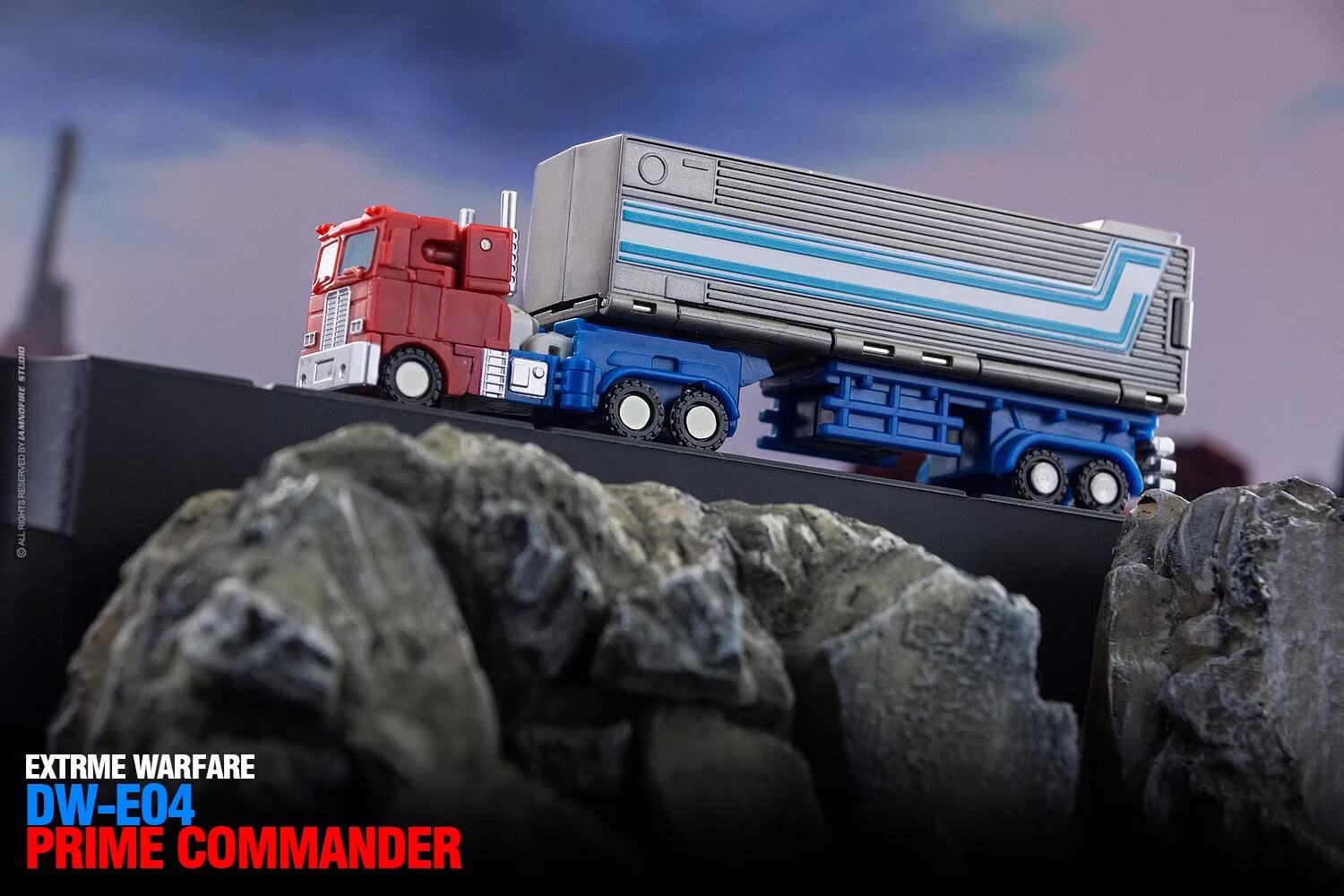 Dr. WU DW-E04D DW-E04E Green or EVA OP Commander W/Trailer Roller Mini Figure