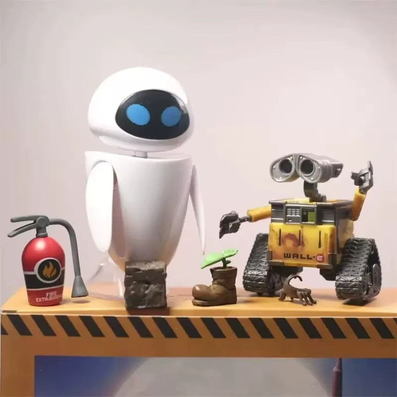 Wall-E And Eve Mini Robot Movable Action Figure Party Toys Gift New in Box