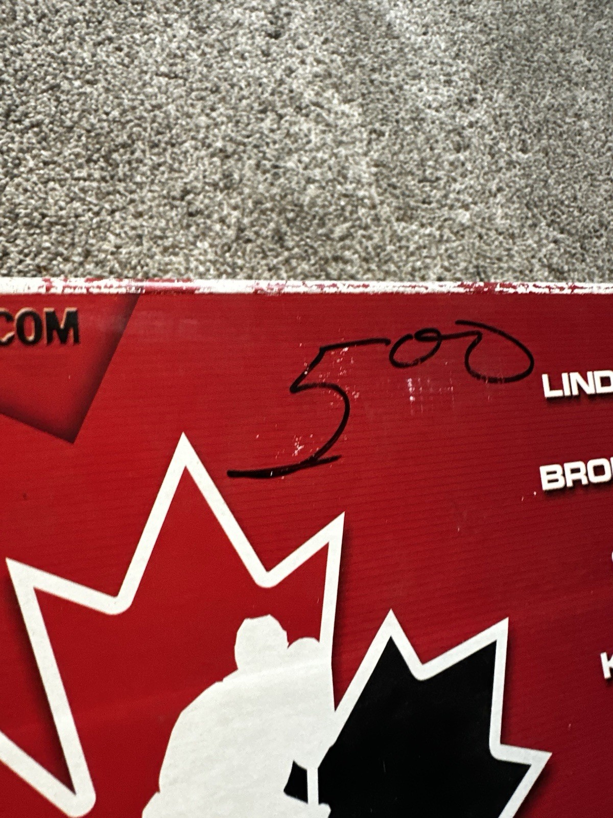 Team Canada Olympic Hockey McFarlane Figures – Set of 4 – Lindros Brodeur Sakic