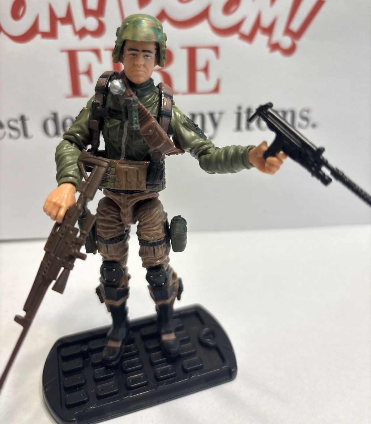 GI Joe custom MTF action figure « AMPED!” Marauder Task Force. Heavy weapon&rsquo;s spc