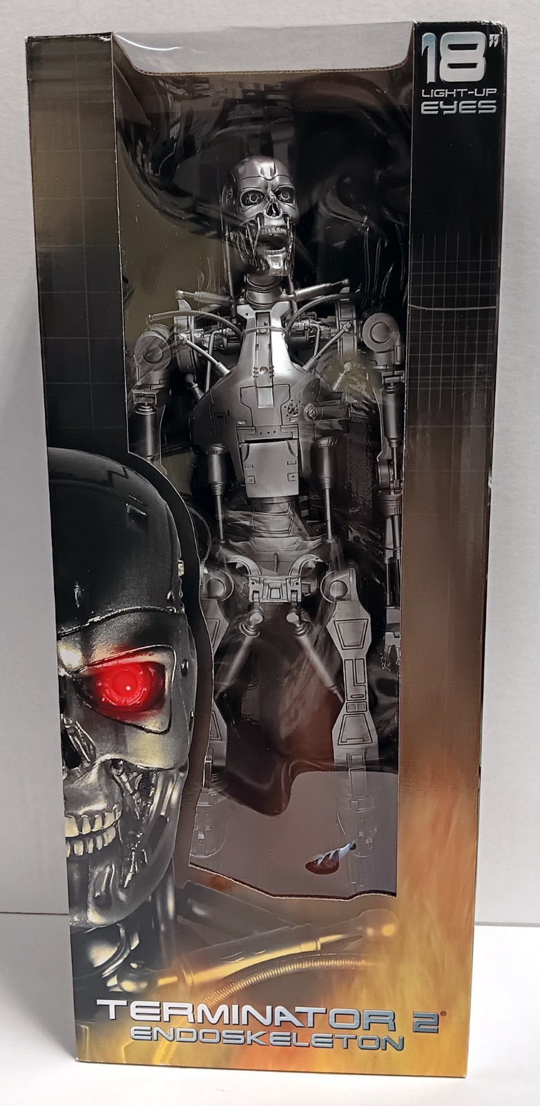 TERMINATOR 2 18&Prime; ENDOSKELETON « LIGHT UP EYES » 1/4 SCALE FIGURE NECA UNOPENED