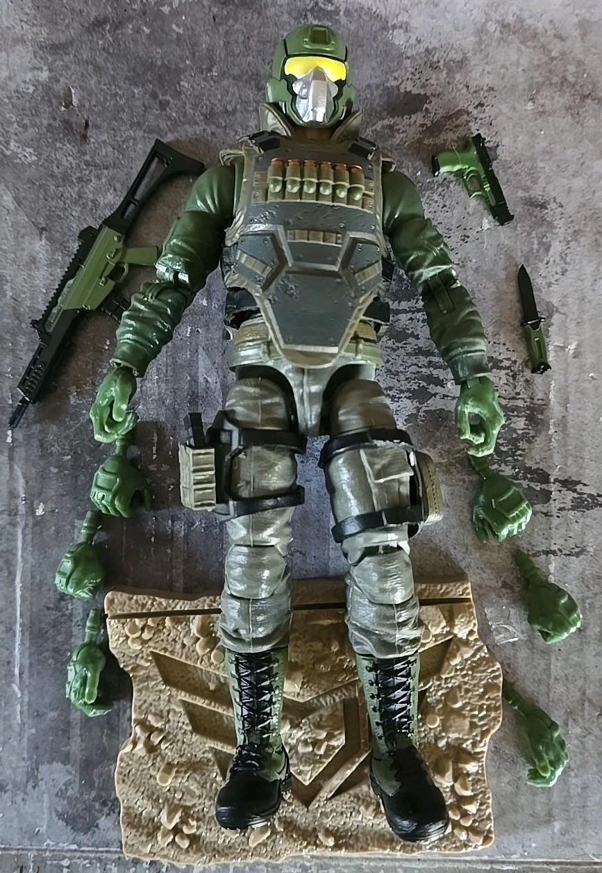Valaverse Action Force Steel Brigade Custom 6&Prime; Action Figure