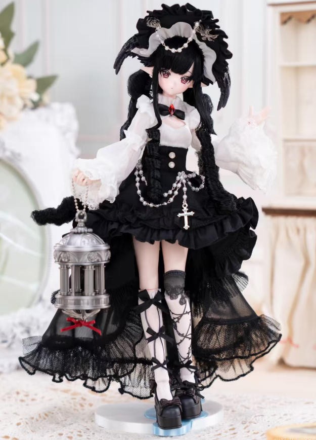 Come4Free Corvus Corax Seleina Rare Feather Fog Poem 22cm/8.6In Bjd Dressable