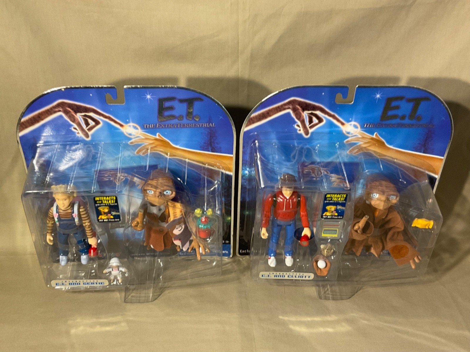 E.T. & Gertie and E.T. & Elliott Interactive Sets 2001 Toy R Us Sealed /New