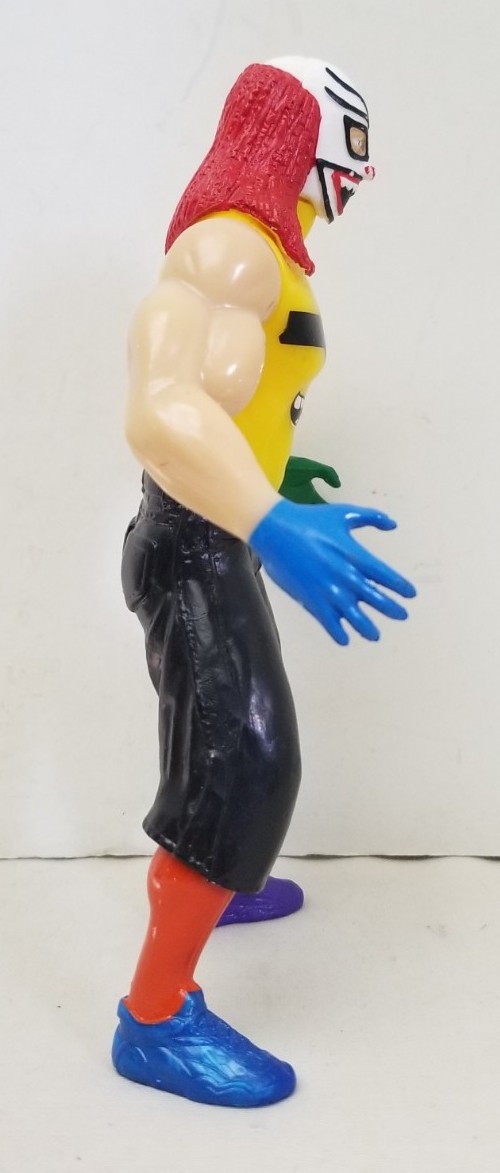 Mexican Bootleg 6.75&Prime; Lucha Libre AAA Worldwide Coco Azul Luchador Arena Figure