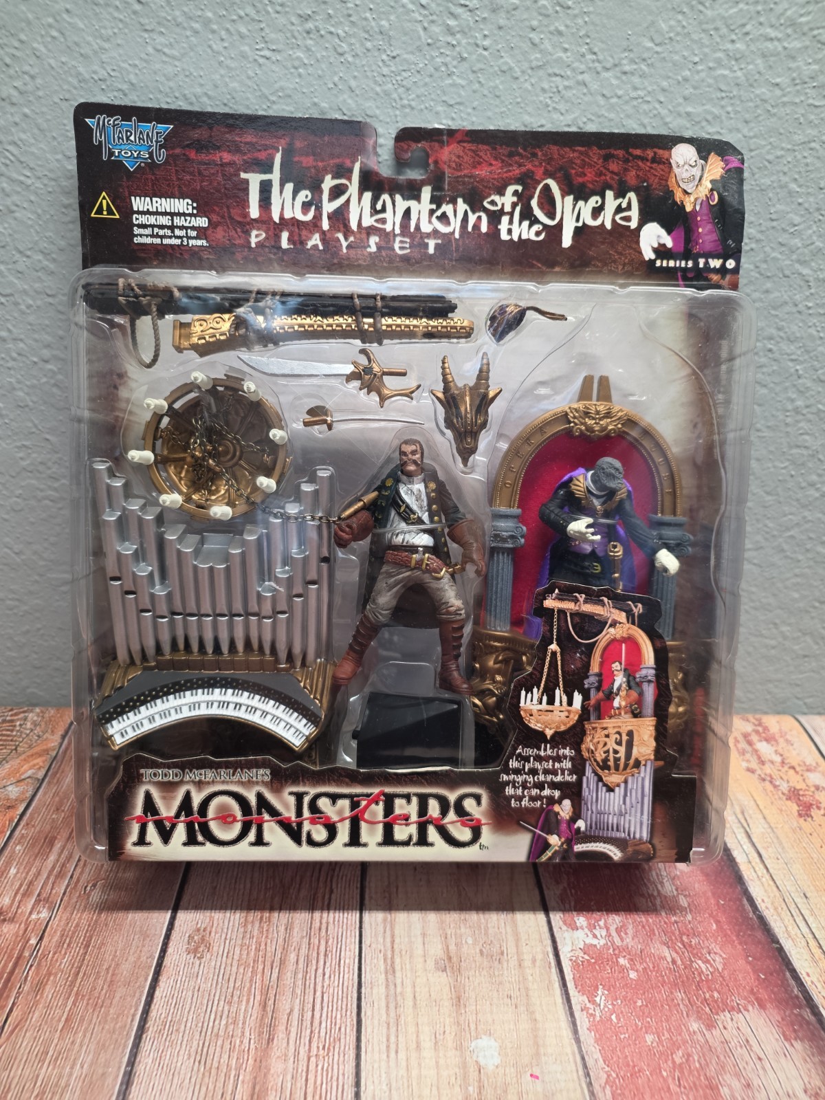 Todd McFarlane&rsquo;s Monsters Phantom of The Opera Playset NIB 1998