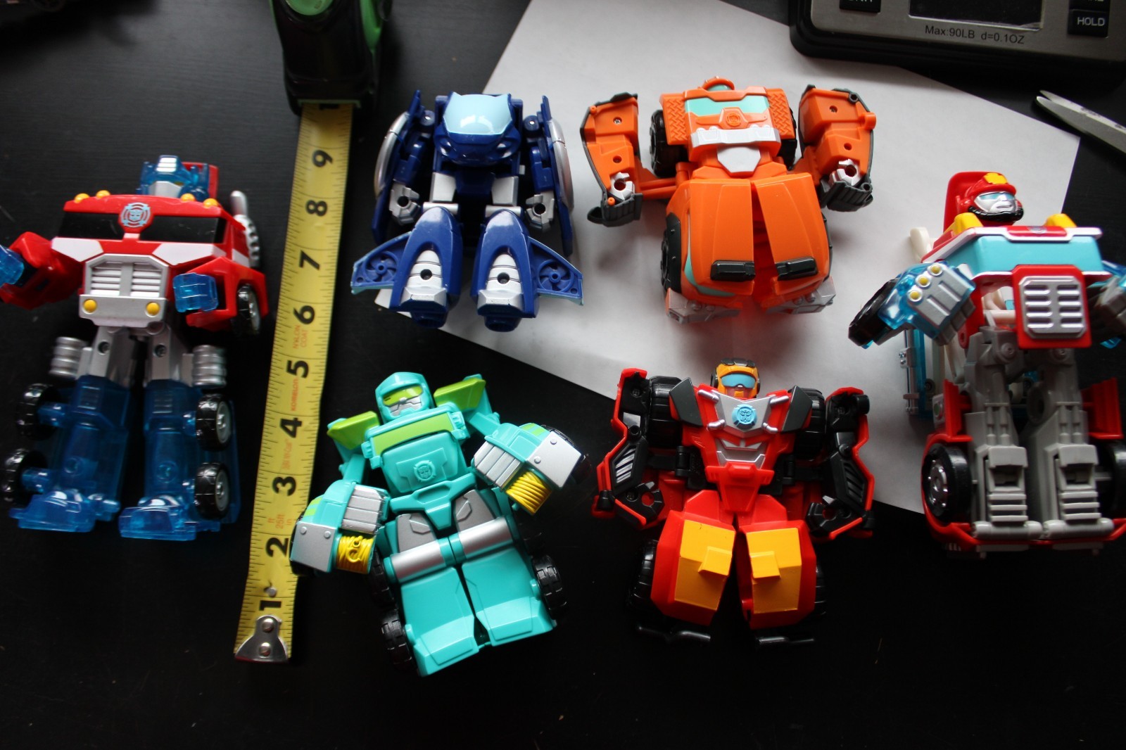 Transformers Playskool Heroes Rescue Bots Energize Wedge Hot Shot- Optimus Prime