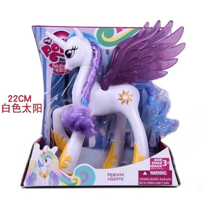 22cm My Little Pony Princess Celestia Nightmare Moon Figures Toys Kids Gift