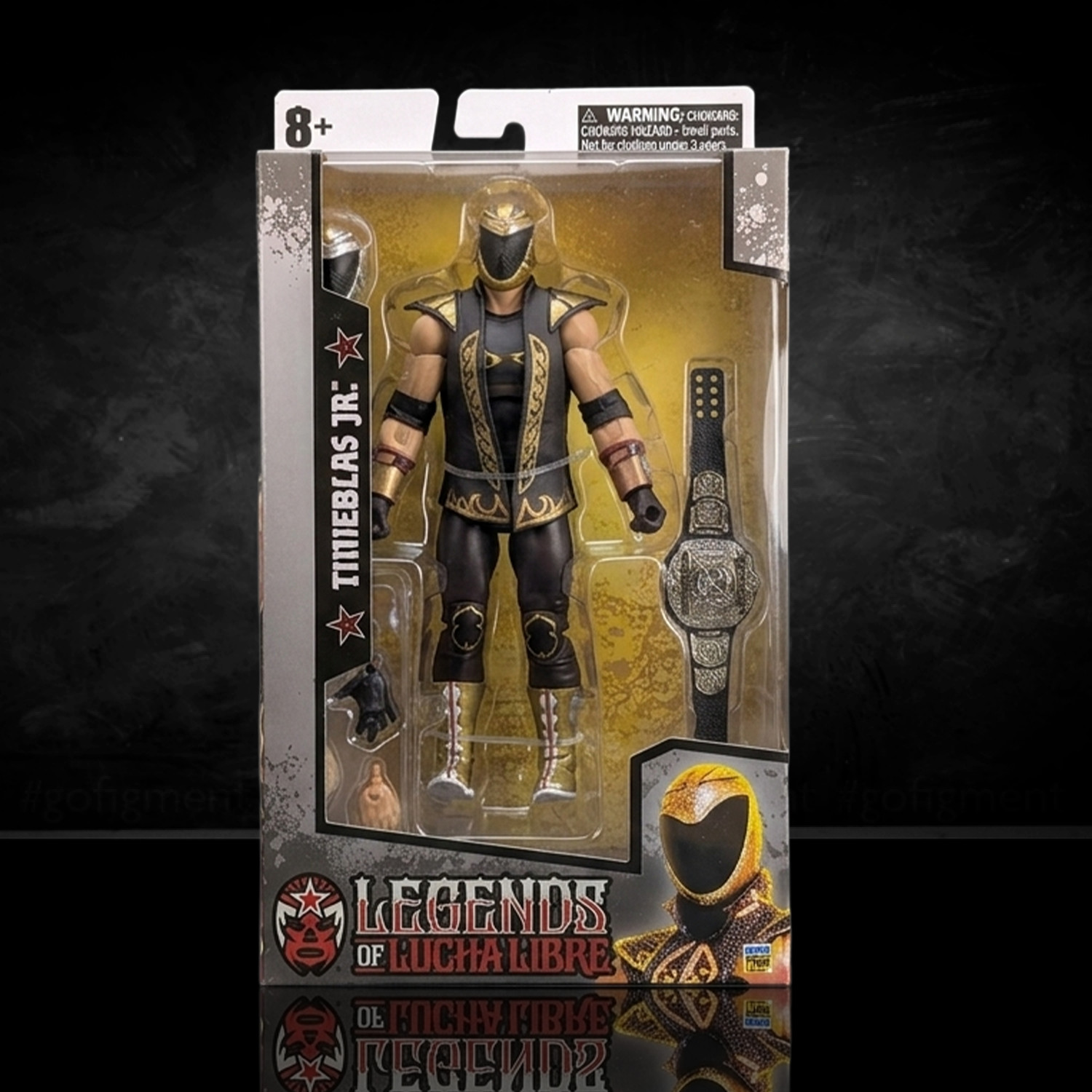 Tinieblas Jr Legends of Lucha Libre Premium 1:12 Scale 6&Prime; Action Figure