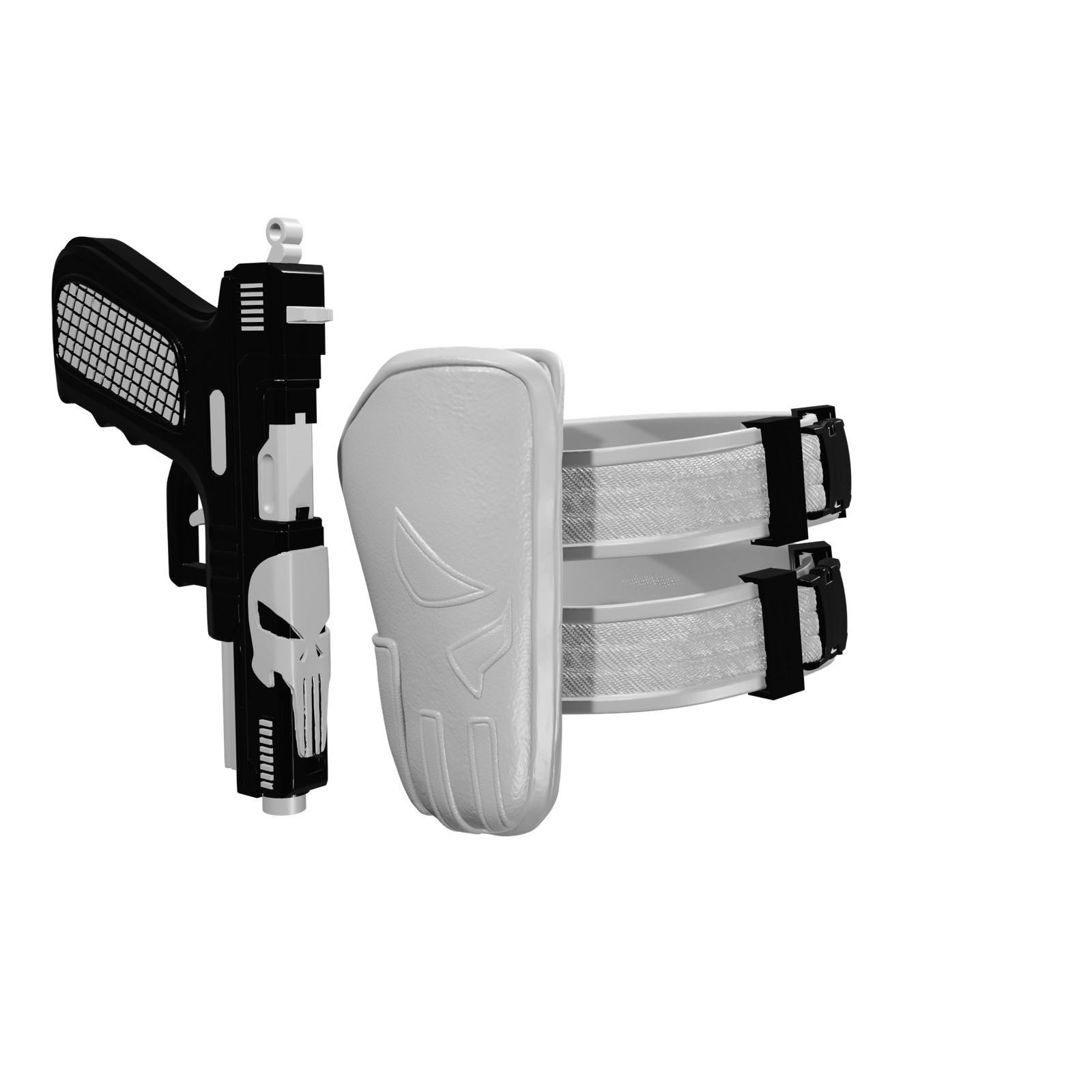 Action Figure Accessory: 9mm Thigh Holster (Punisher)
