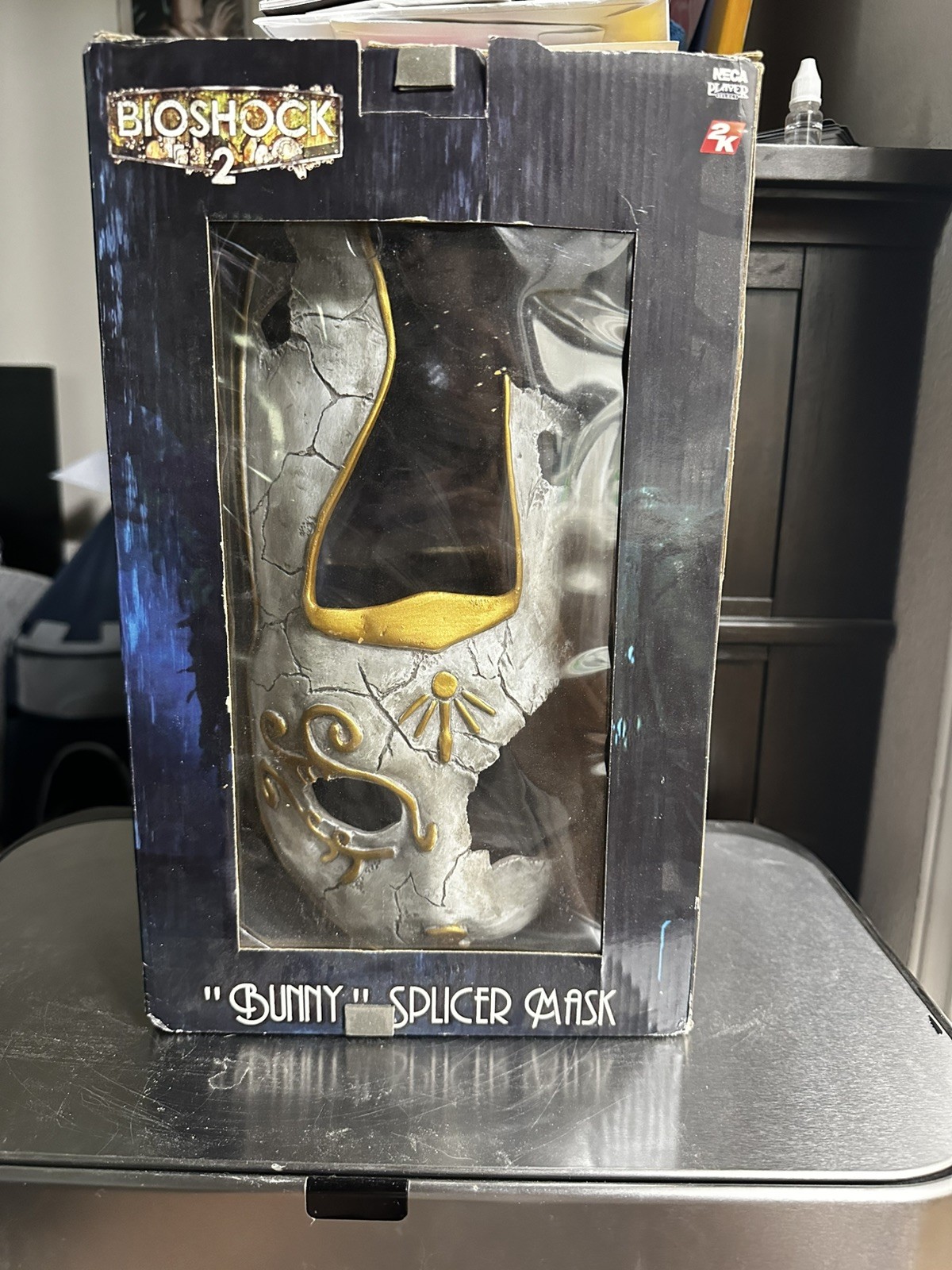 OPENED NECA Bioshock 2 Subject Omega+ Bunny Splicer Mask Complete Set