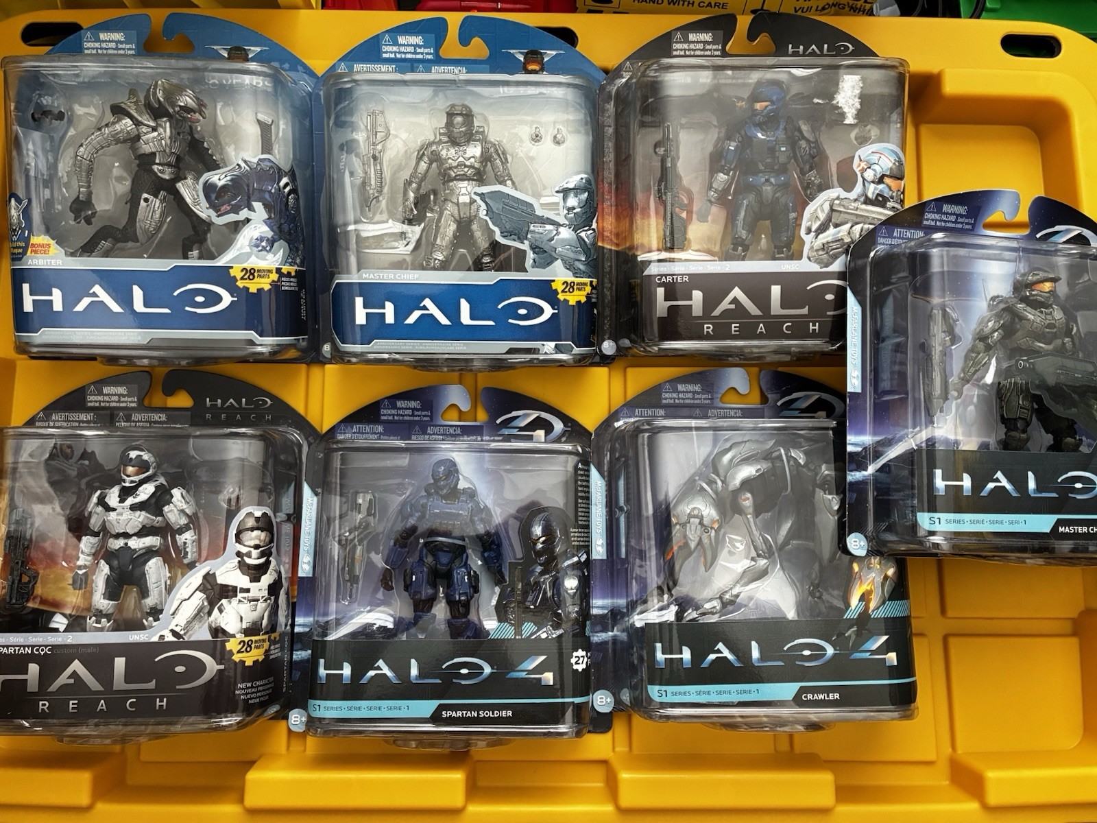 Halo Figure Lot of 15, 8 Sealed And 5 Unopened Figures