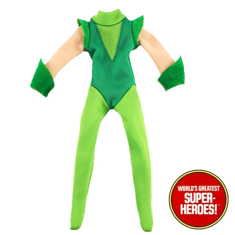 Mego Green Arrow Outfit Bodysuit Repro For 8” Figure WGSH Custom Parts Lot