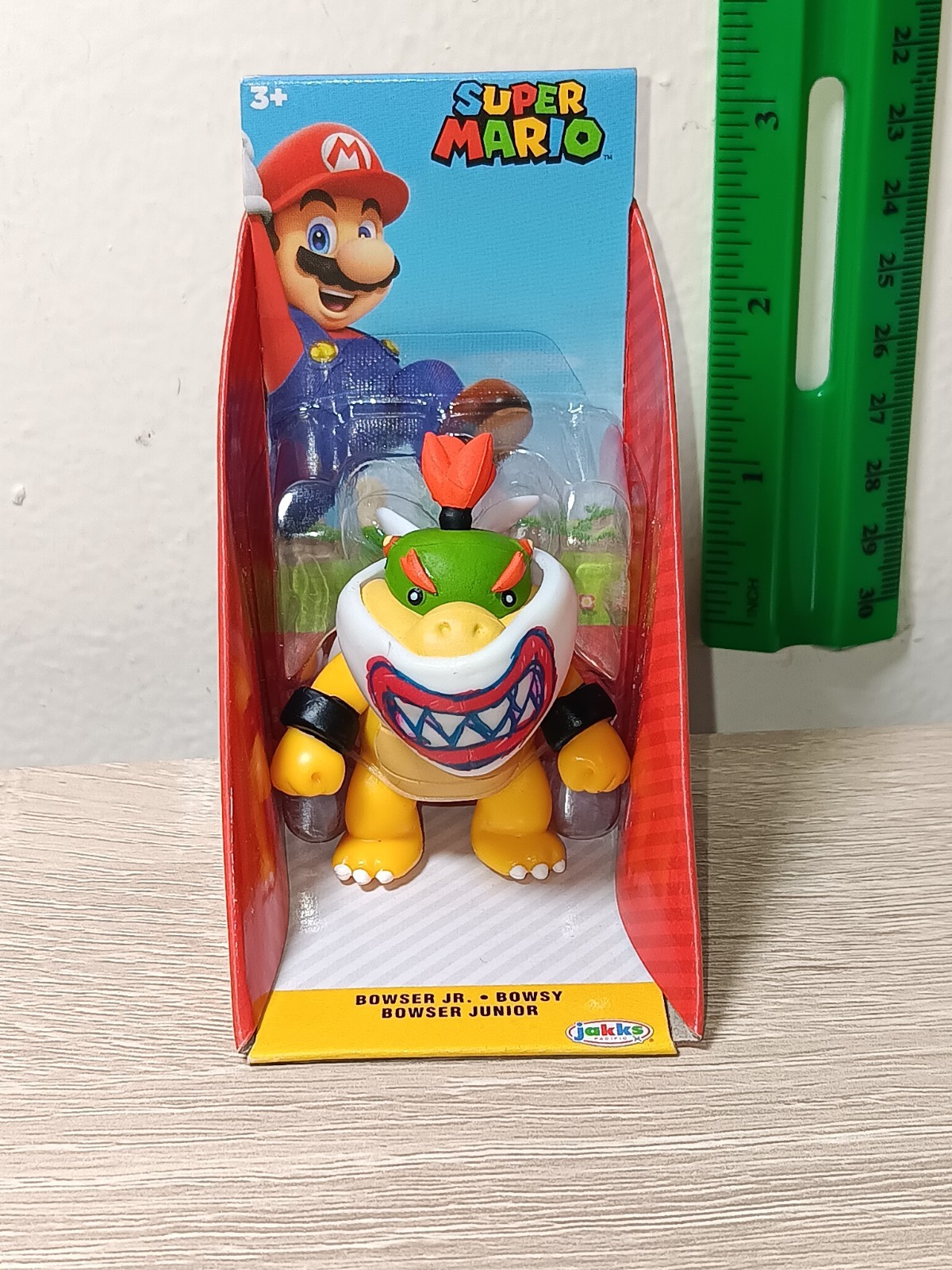 *FREE SHIP* 2.5&Prime; BOWSER JR Super Mario Figure World of Nintendo Jakks