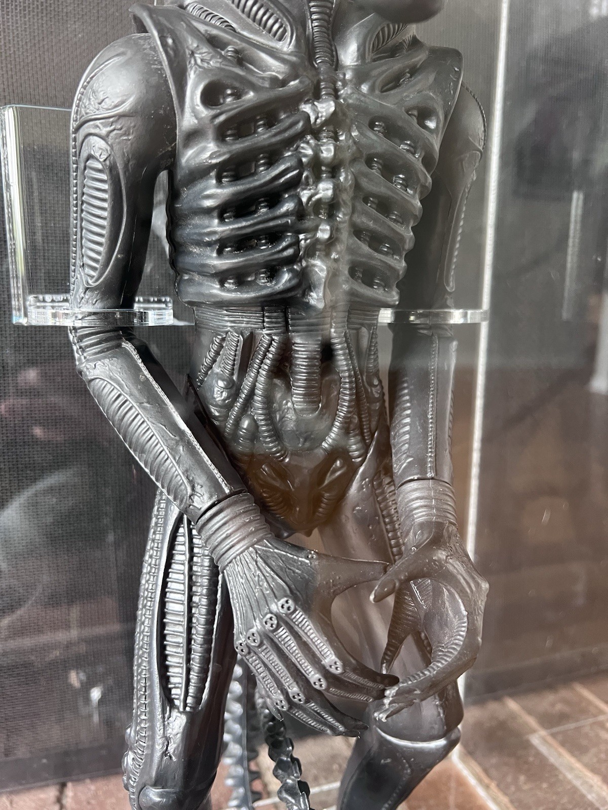 1979 Kenner ALIEN 18&Prime; Action Figure Big Chap Working Jaws Graded Cas Case Read
