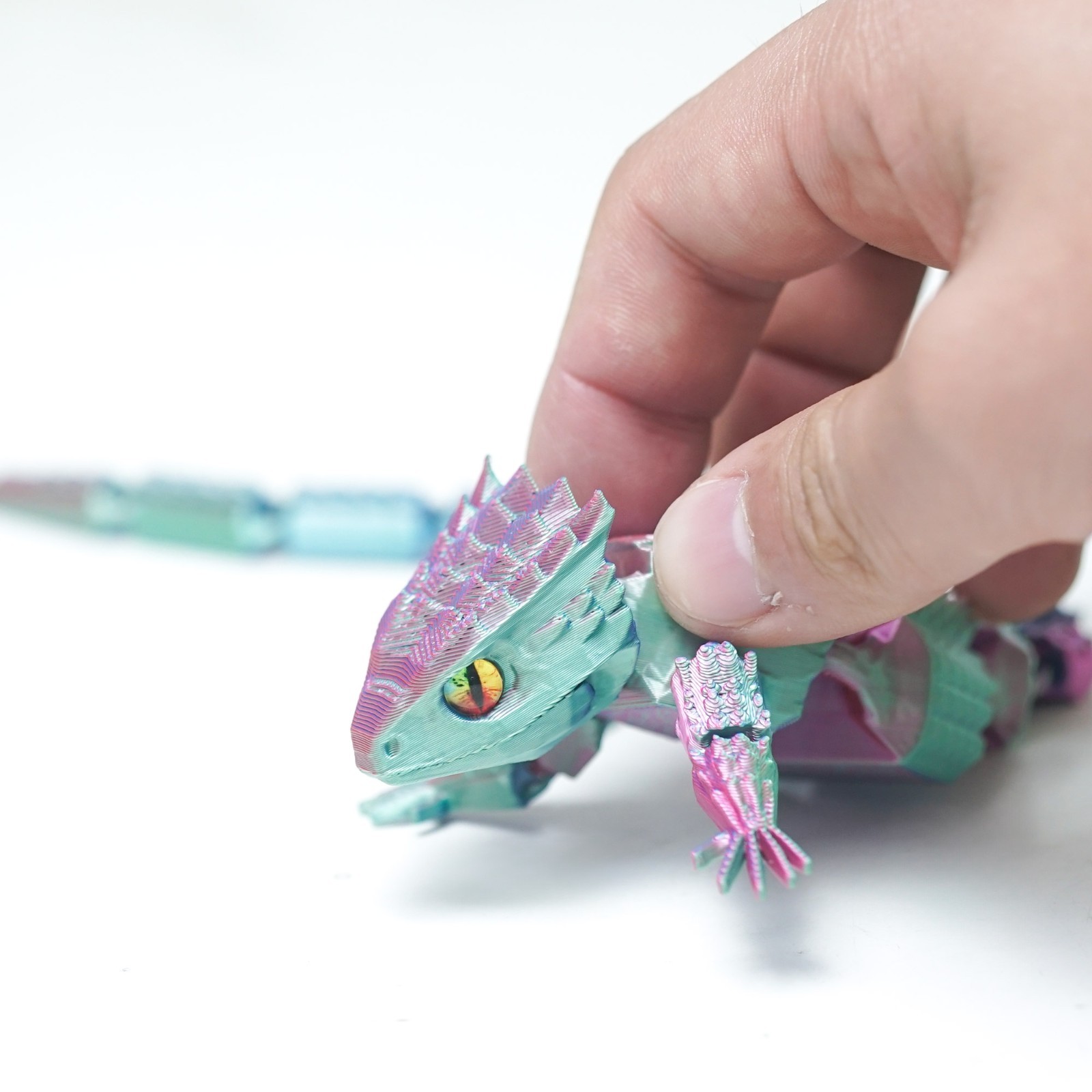 10.63inch 3D Printed Lizard Model,Articulated Animals figure,Toys Home Decor