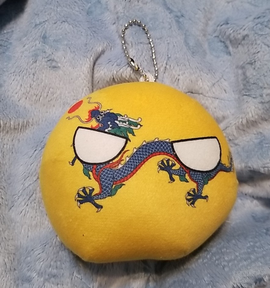 Anime Polandball Stuffed Doll Toy Countryball Plush Toy – Qing Dynasty