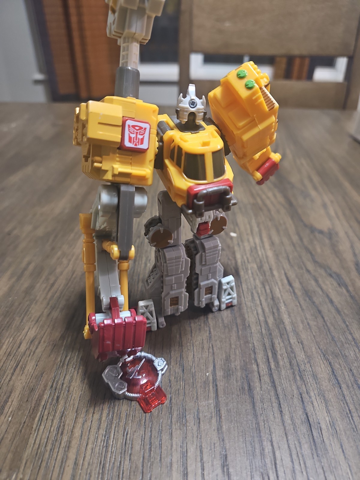 Transformers Cybertron Deluxe Class LONGRACK LONG RACK Excavator Complete