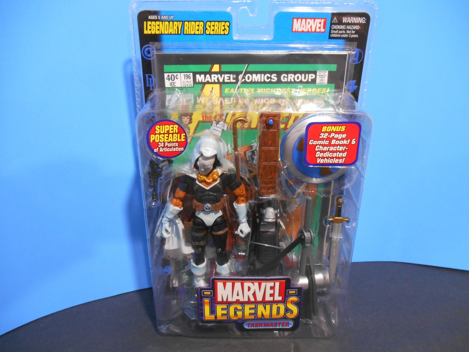 Taskmaster Toy biz Marvel Legends Legendary Riders Series Sealed 2005
