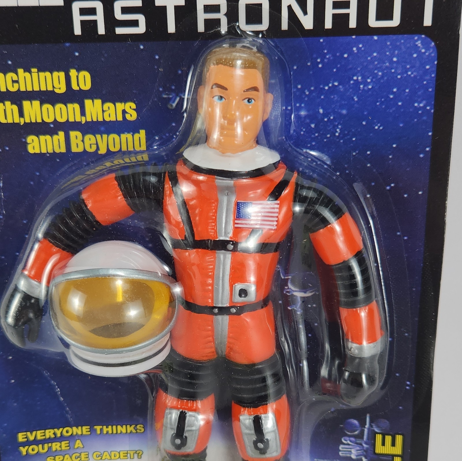 Leadworks Astronaut Bendable Action Figure Helmet Adventures of Uranus Plastic