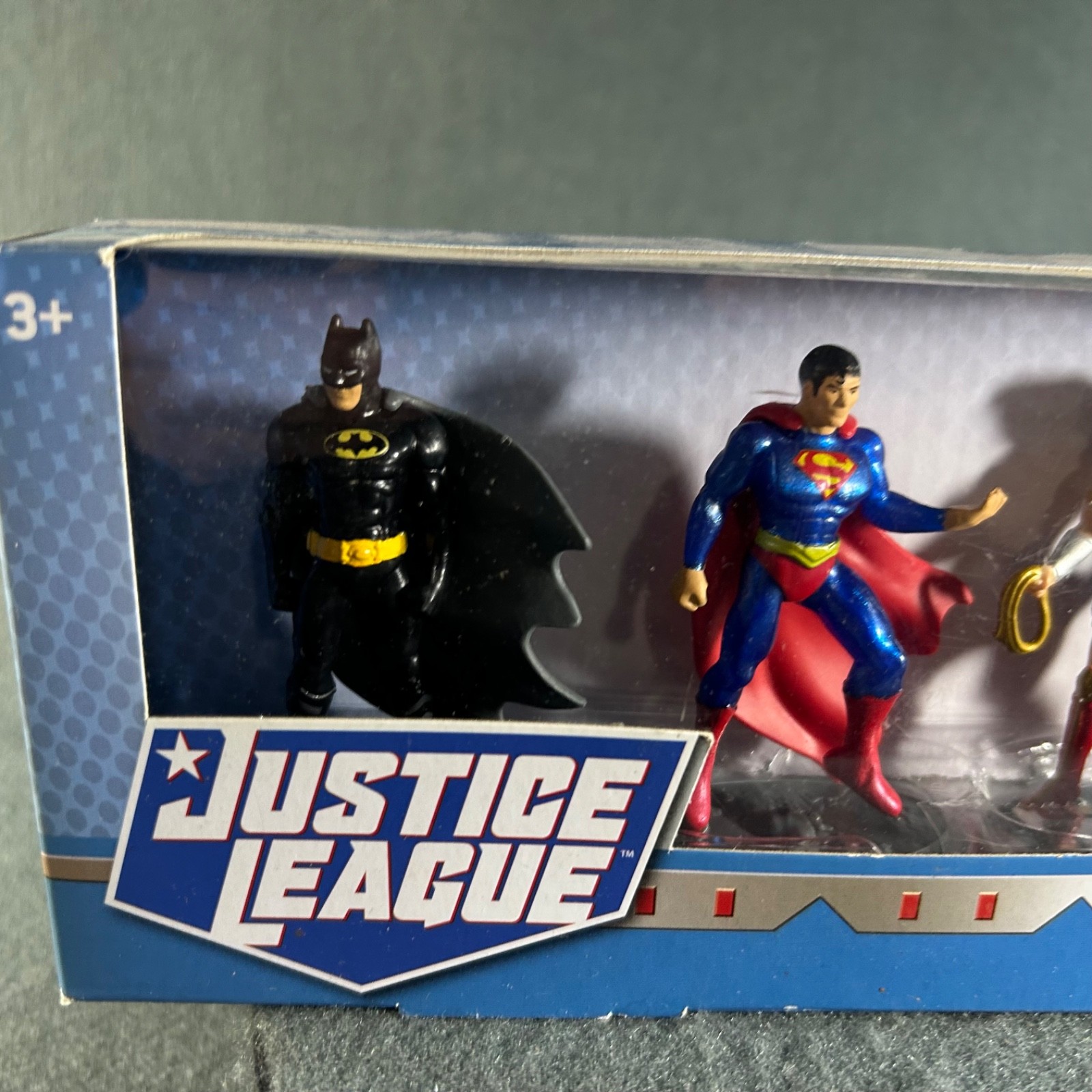 DC Micro Collection Justice League Mini Figure Set 4 Pack Cake Topper Mattel