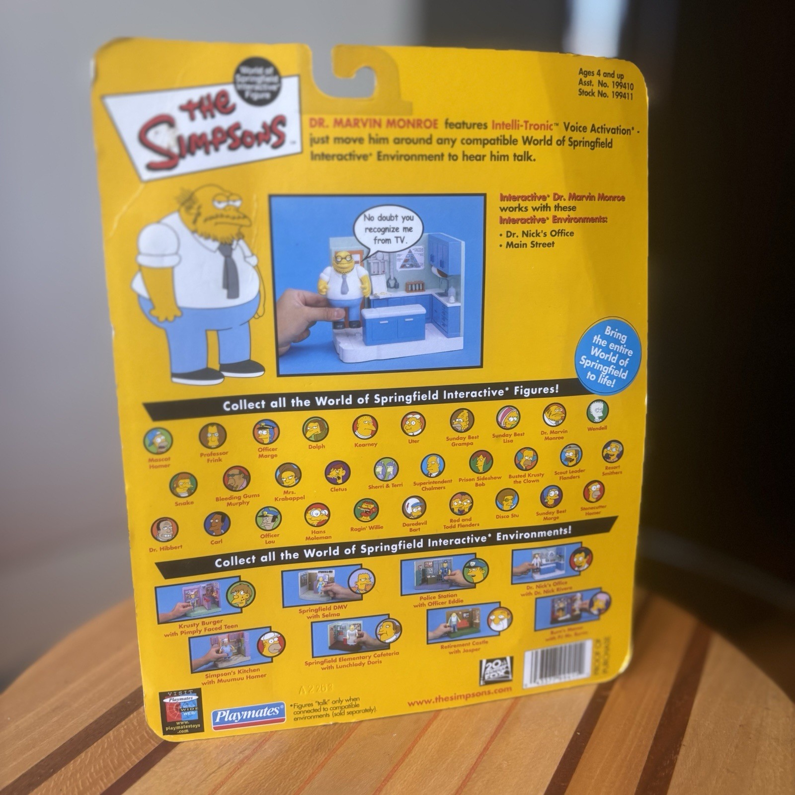 The Simpsons Figures (NIB) – Dr. Marvin Monroe, Professor Fink, Dr. Hibbert