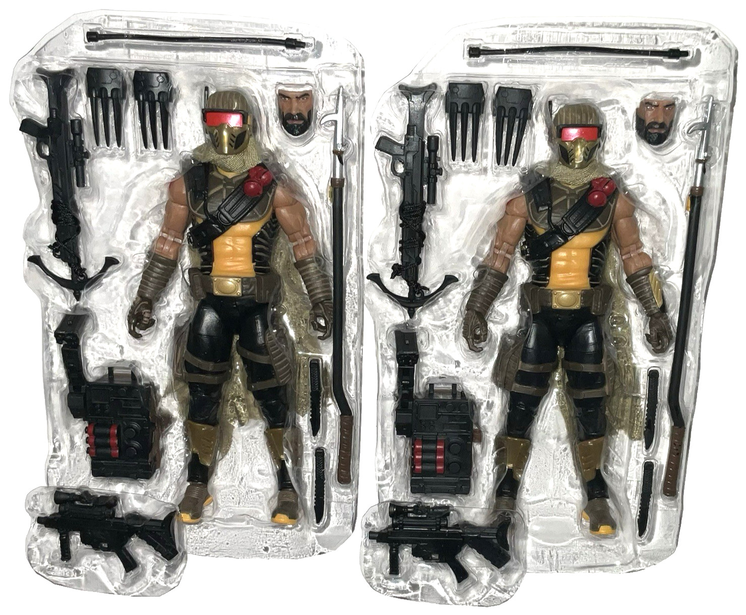 GI Joe Classified COBRA DESERT SCORPION 6&Prime; Figure #180 Trooper LOT OF 2
