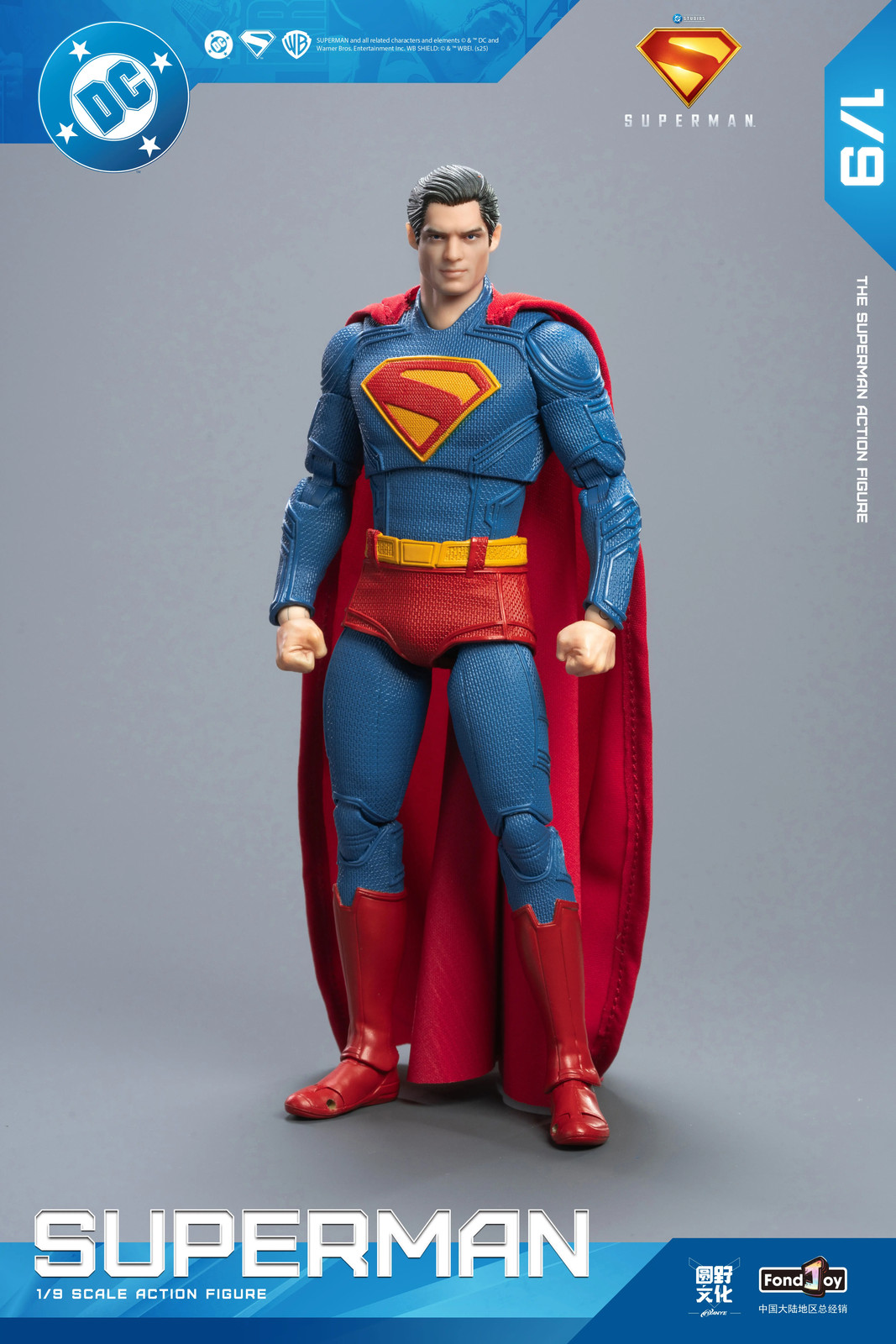 Fondjoy 1:9 Scale DC New Superman Superdog Krypto Action Figure 7&Prime; Gift