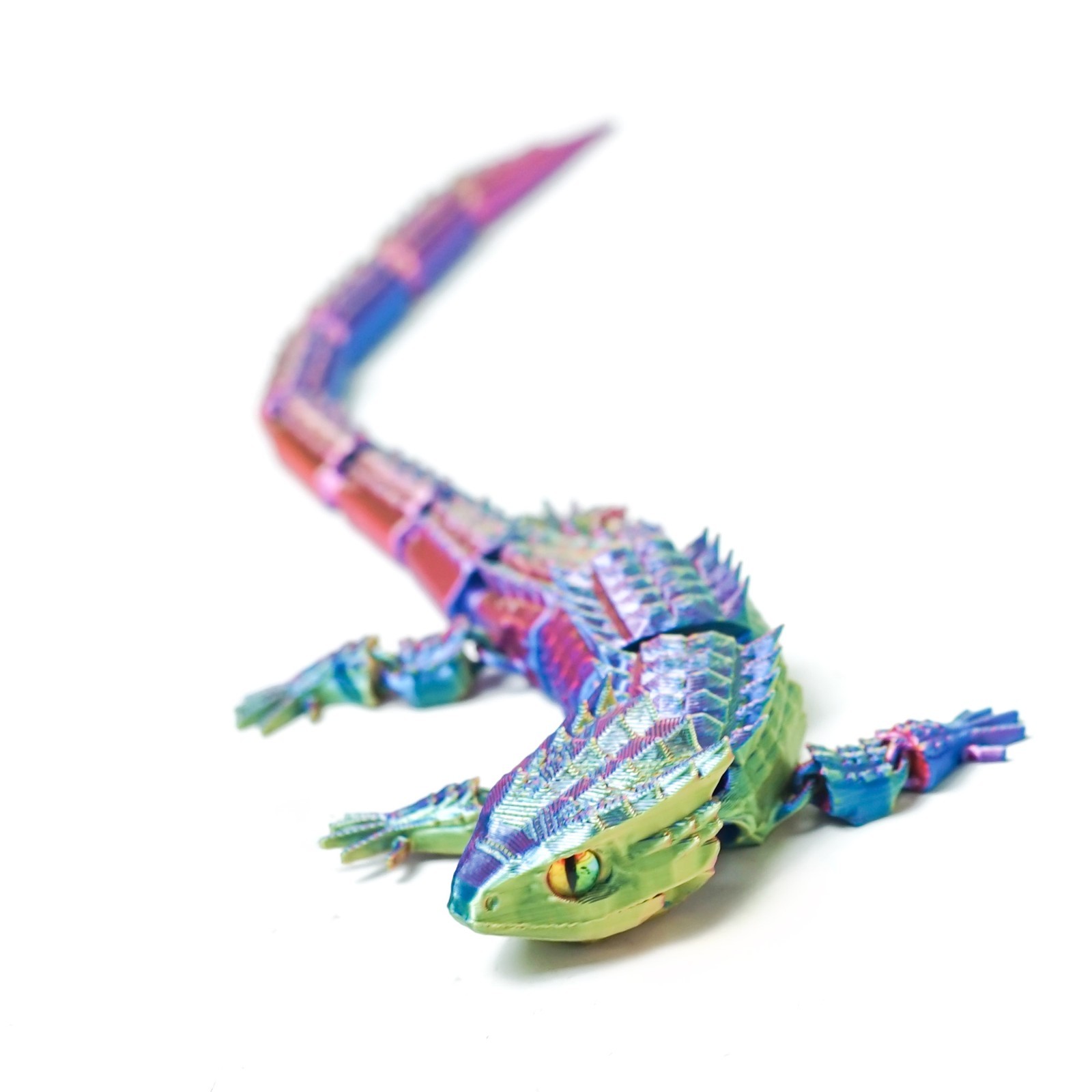 10.63inch 3D Printed Lizard Model,Articulated Animals figure,Toys Home Decor