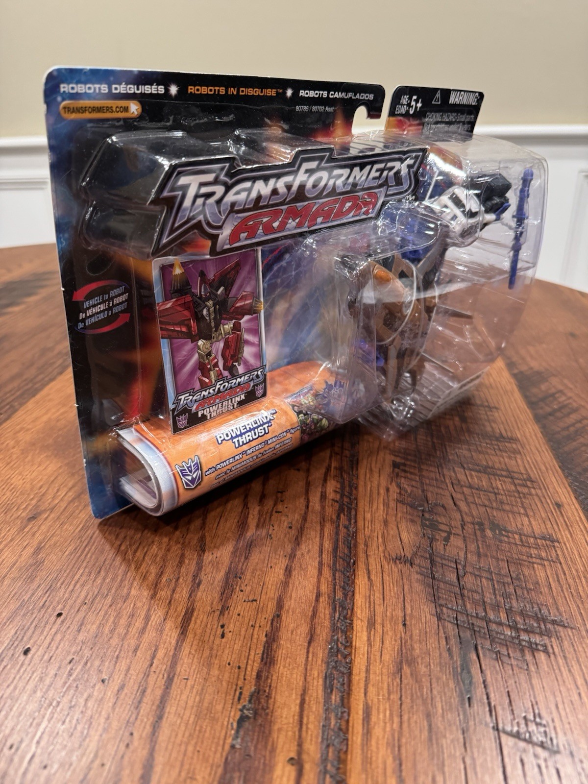 Transformers Armada Powerlinx Thrust With Inferno Mini-Con,2003 Mint Sealed New
