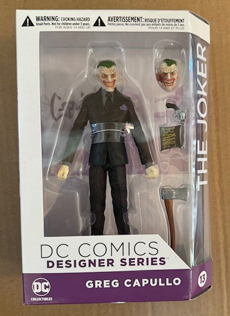 DC Collectibles Designer Series: The Joker by Greg Capullo Action Figure SEALED
