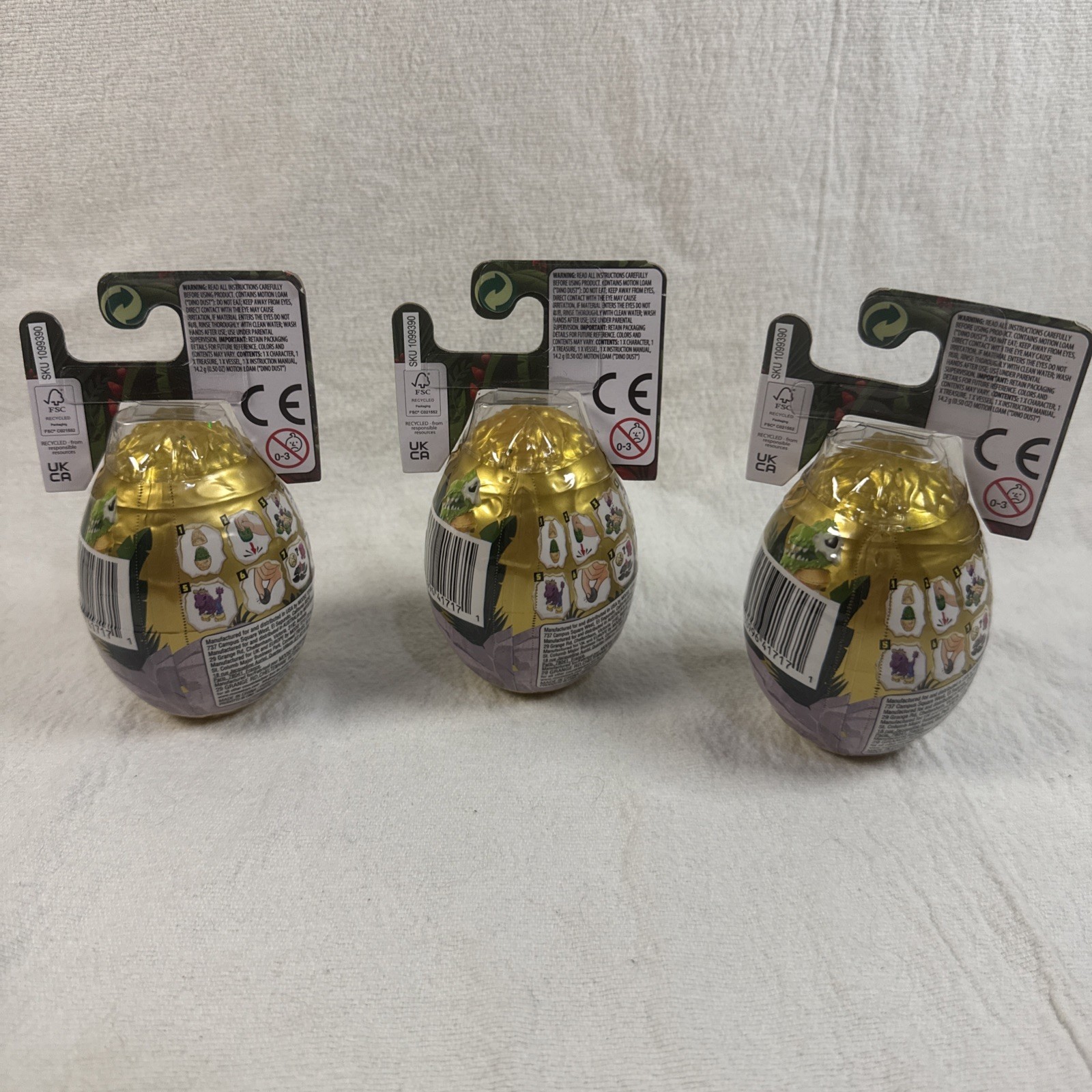 Treasure X Dino: Gold Series-Mini Egg Mystery Pack 2 packs
