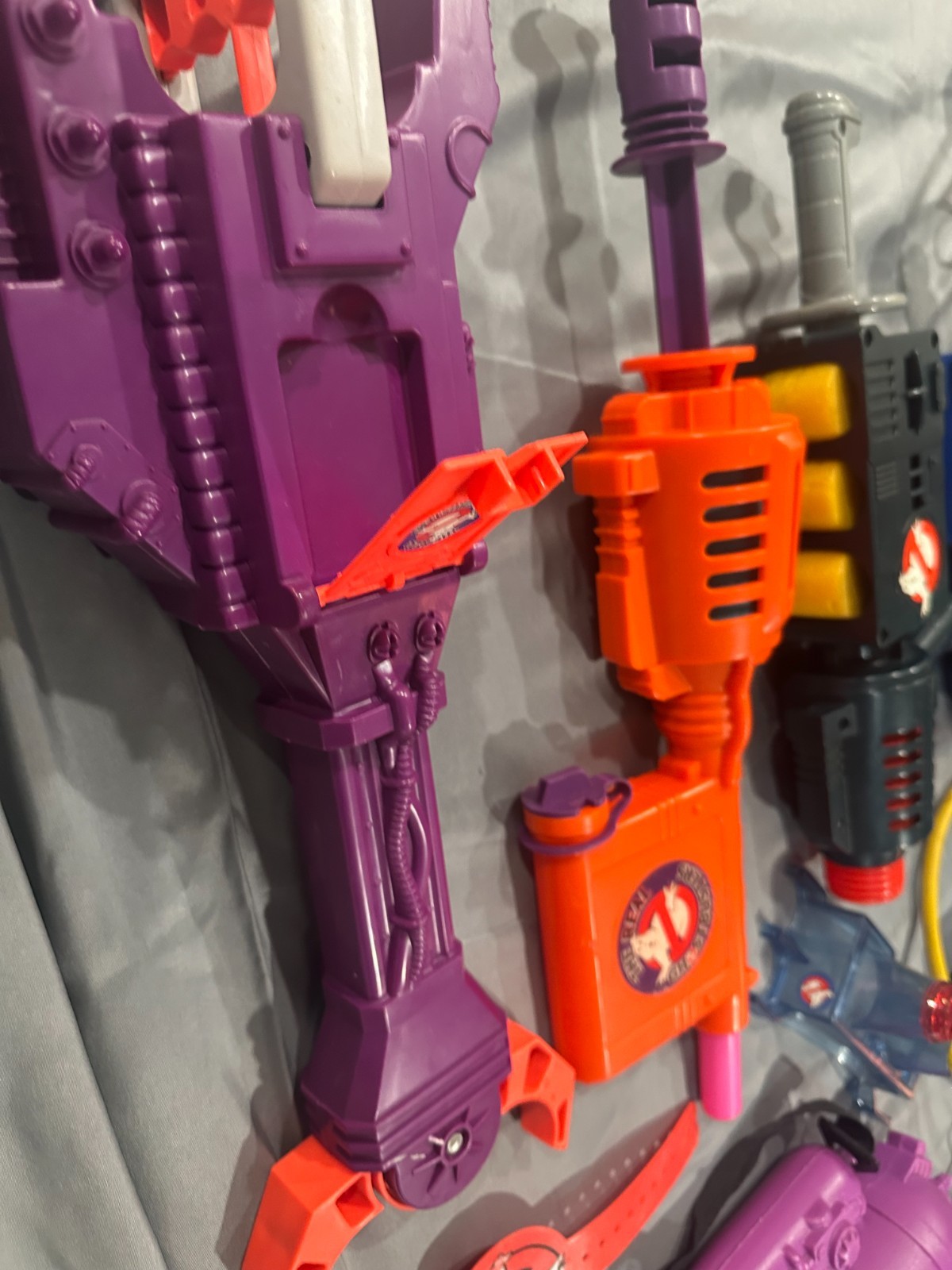 Vintage Kenner Real Ghostbusters Proton Pack & Blaster Role Play Gear Lot