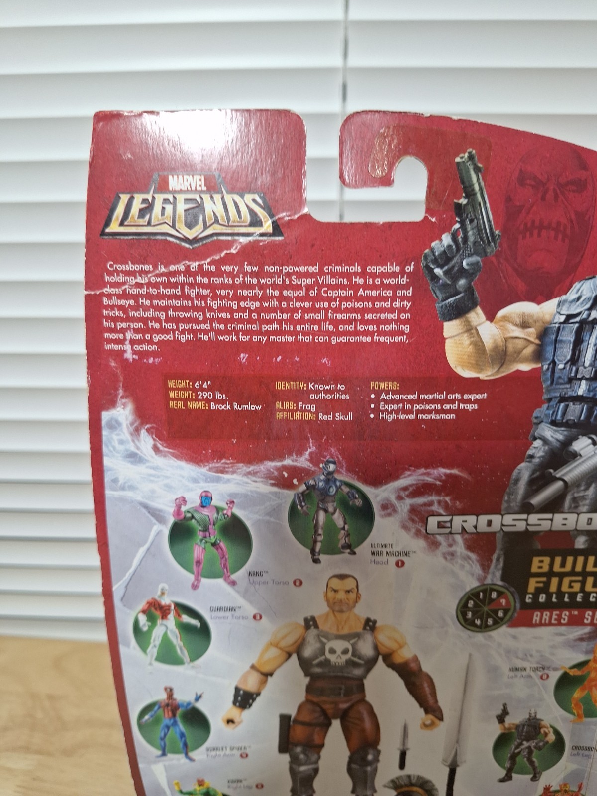 Marvel Legends Crossbones Exclusive Limited Edition BAF Collection Ares Walmart