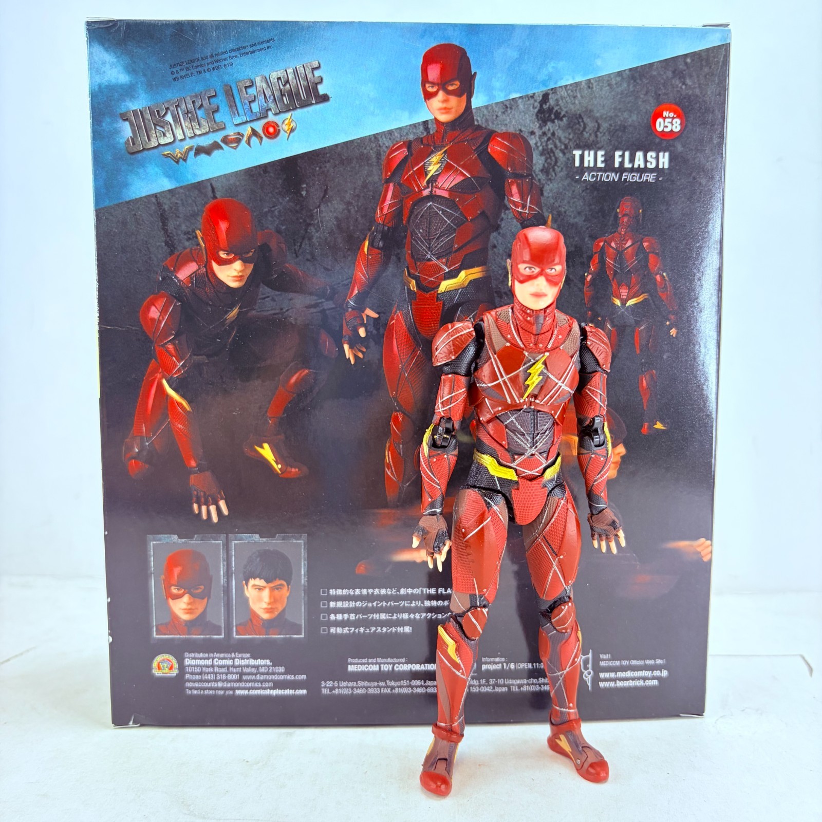 The Flash Justice League DC Comics No.058 Action Figure Toy Gift New in Box