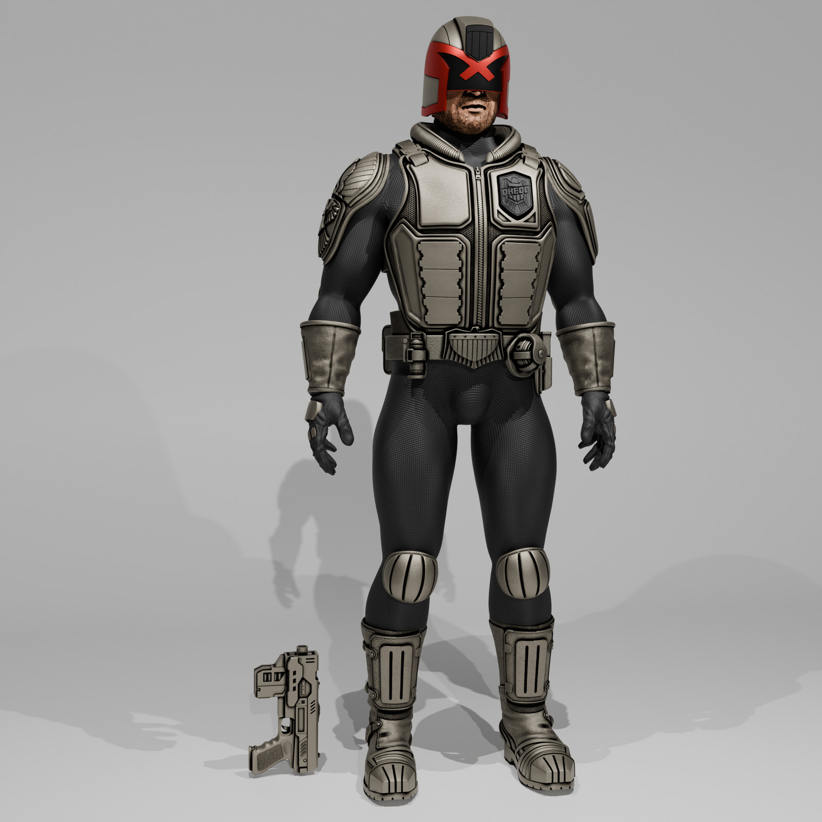 1/6 Scale Action Figure Kit: Future Dredded Judge