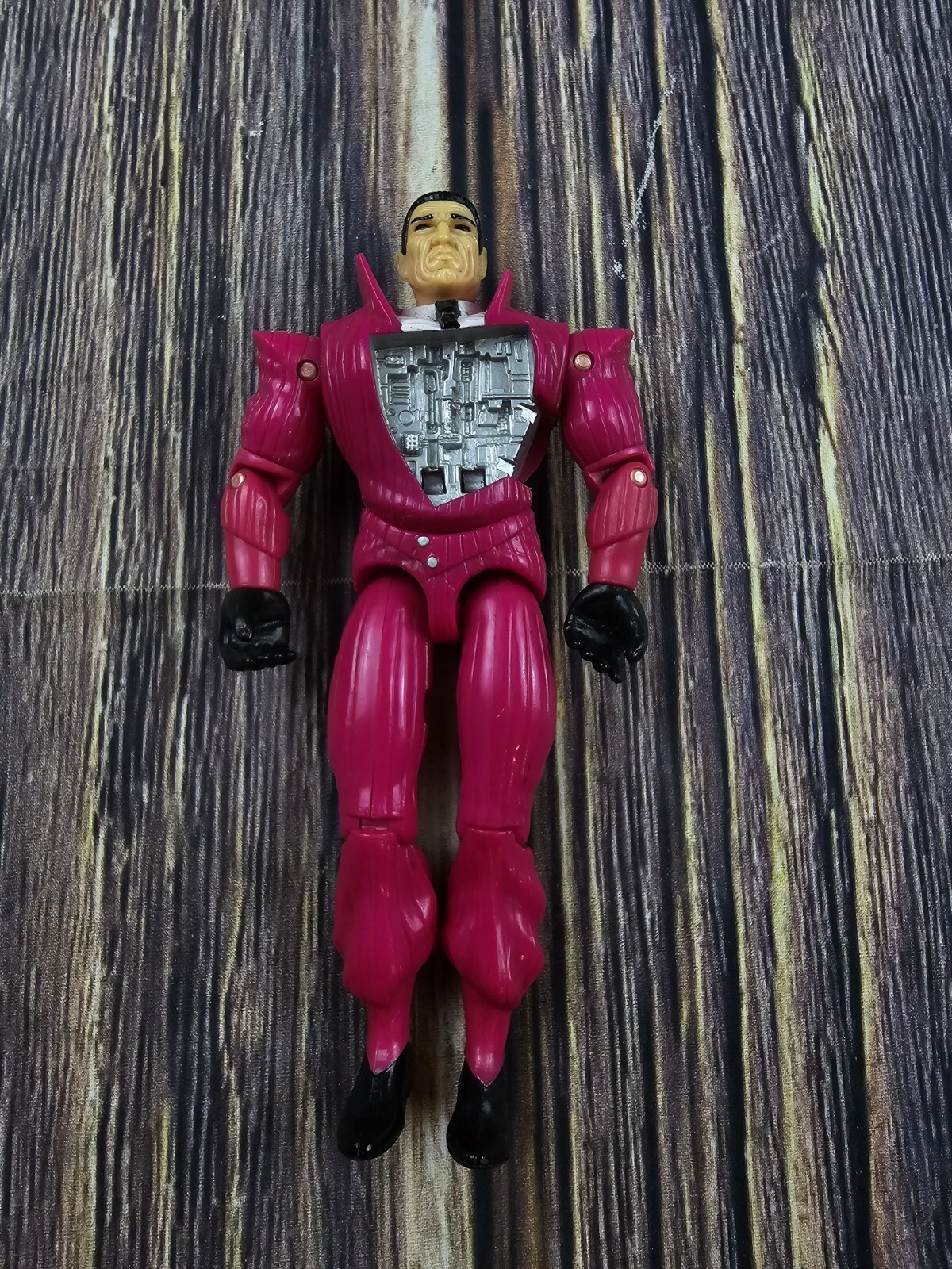 Vintage Cops N Crooks Action Figure Buttons McBoom Boom 1988 Hasbro READ
