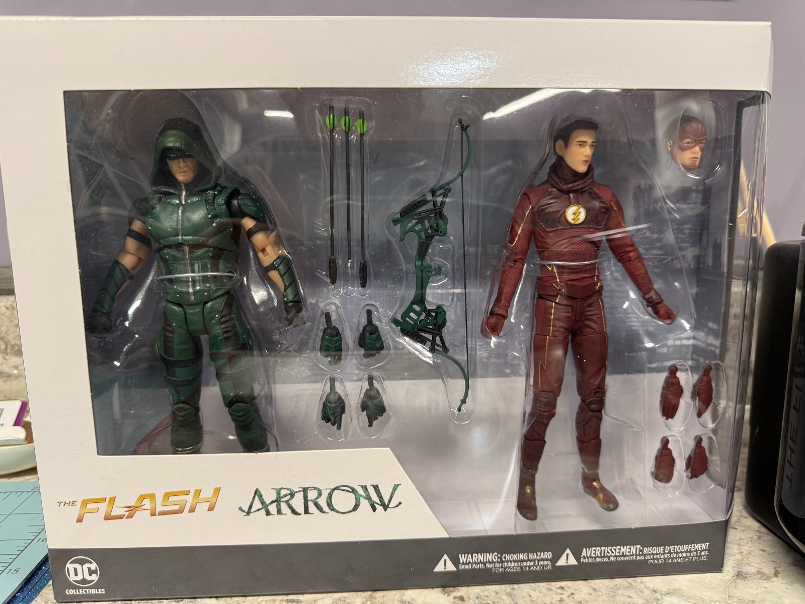 DC Collectibles The Flash & Arrow Action Figure 2-Pack CW DCTV Show Rare Set