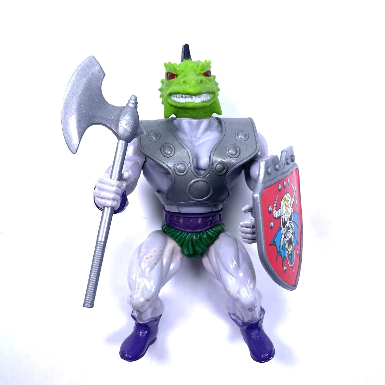 Iguana Galaxy Fighters Action Figure Sewco 1987 Vintage MOTU Knockoff
