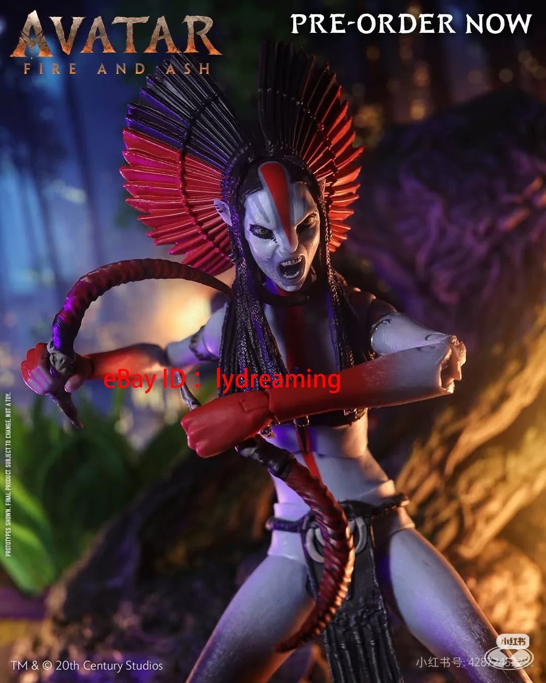 McFarlane Avatar Fire and Ash Varang 1/10 Scale Limited Edition Action Figure