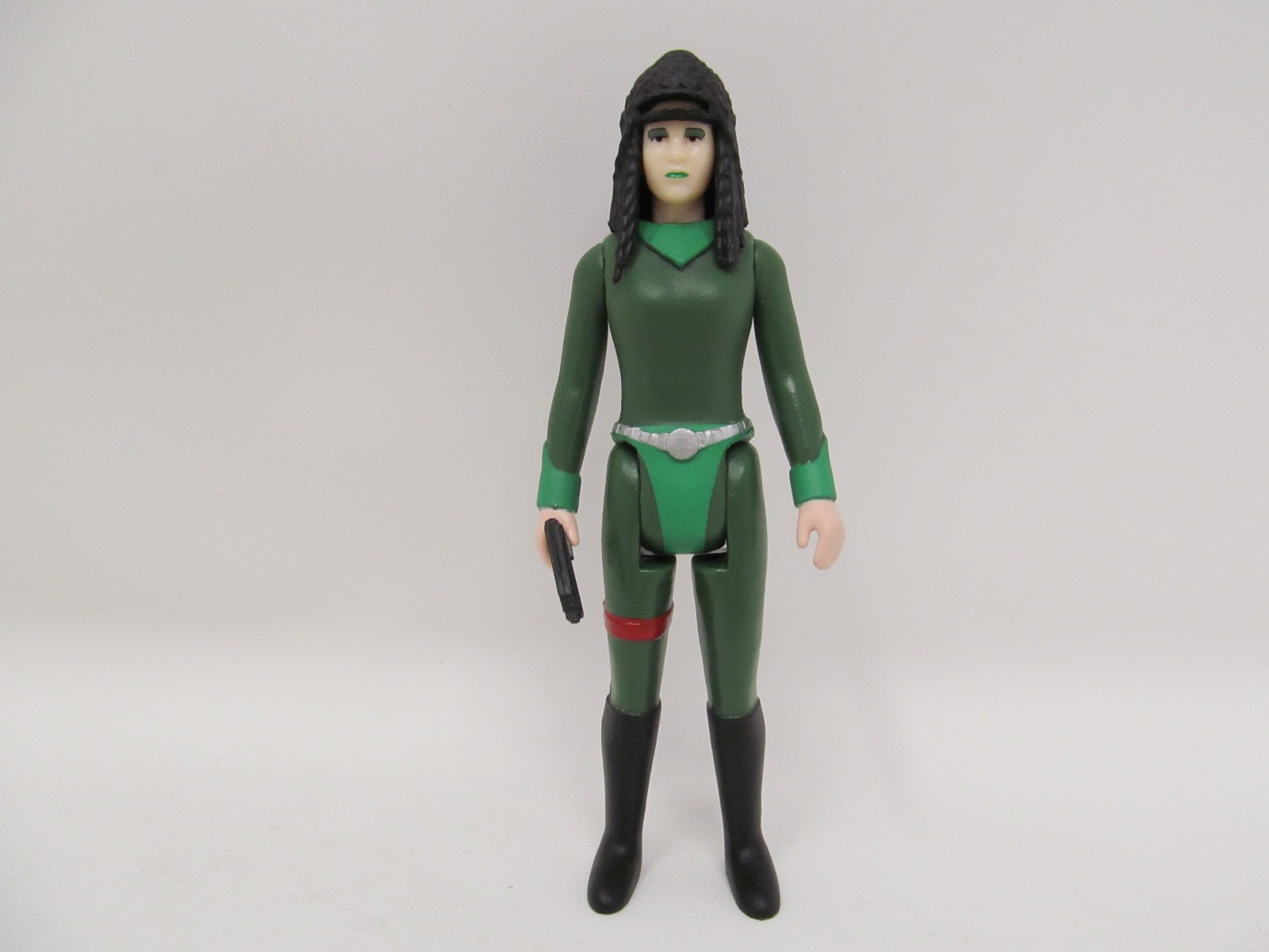 Stan Solo vintage-style Green Sister action figure with weapon