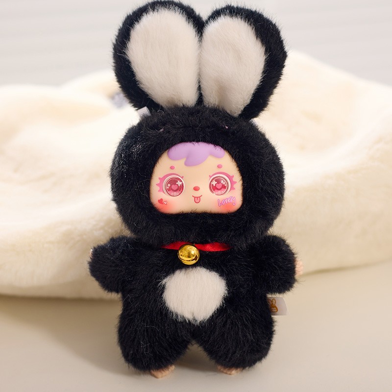 7&Prime; Blind Box Rabbit Plush Keychain Mystery Bunny Doll Large Toy US STOCK Gift