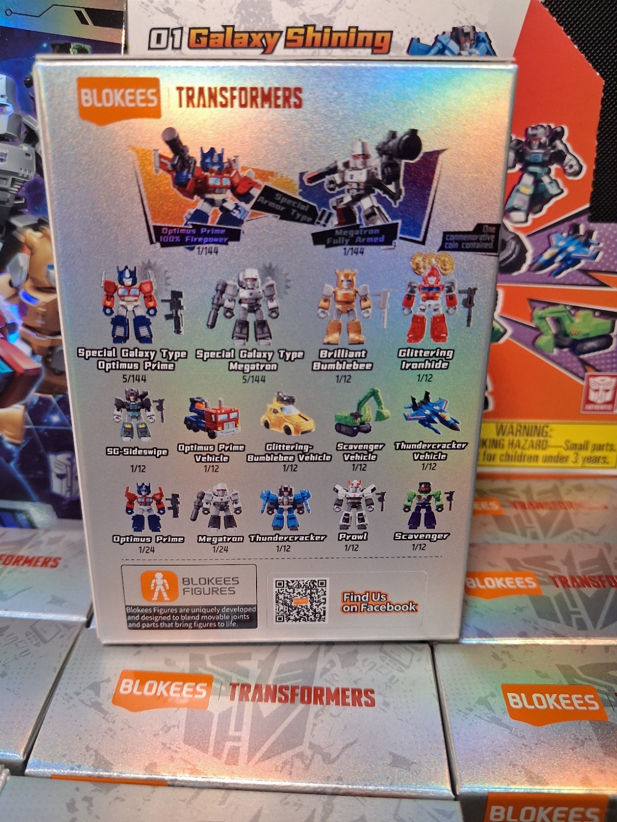 X1 New Single Blind Box – Blokees Transformers Defender Version 1 Galaxy Shining
