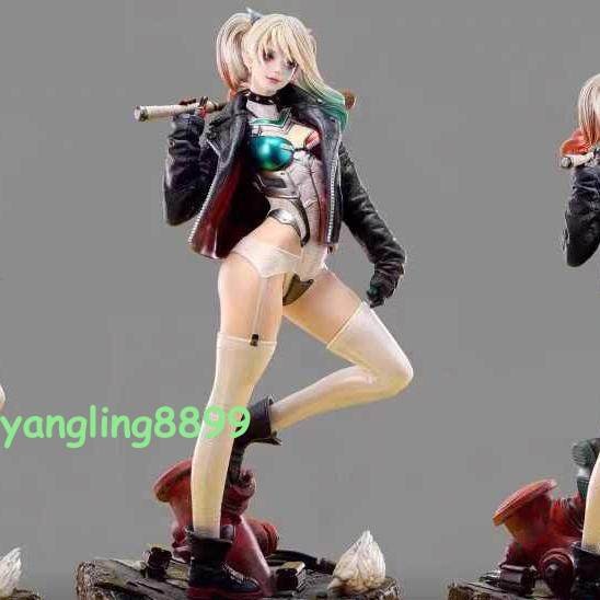 1/4 Resin Harley Quinn The Clown&rsquo;s Girl Figure Painted Model Collection Toy 54cm