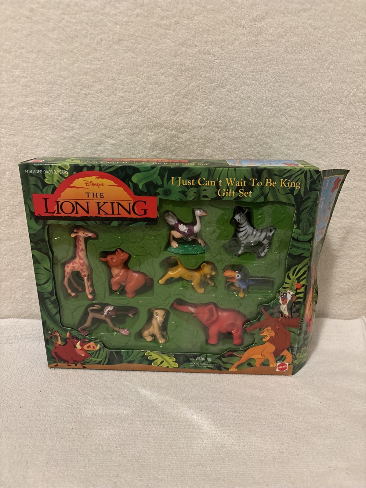 1994 The Lion King  » I Just Can&rsquo;t Wait To Be King » Gift Set #66794 NEW READ DESC