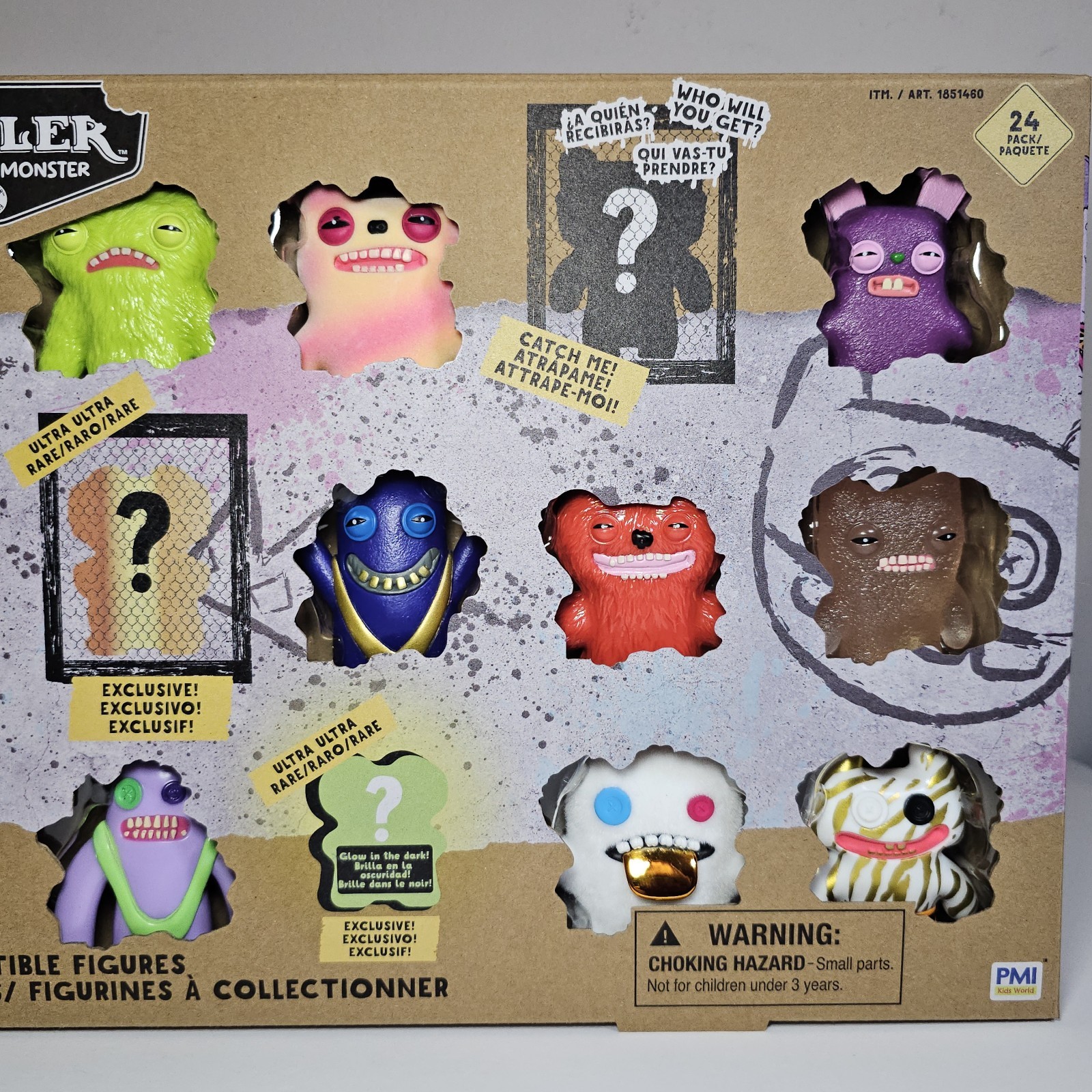 Fuggler Funny Ugly Monster 24 Pack Mini Figures Set Rare Chase New Sealed In Box