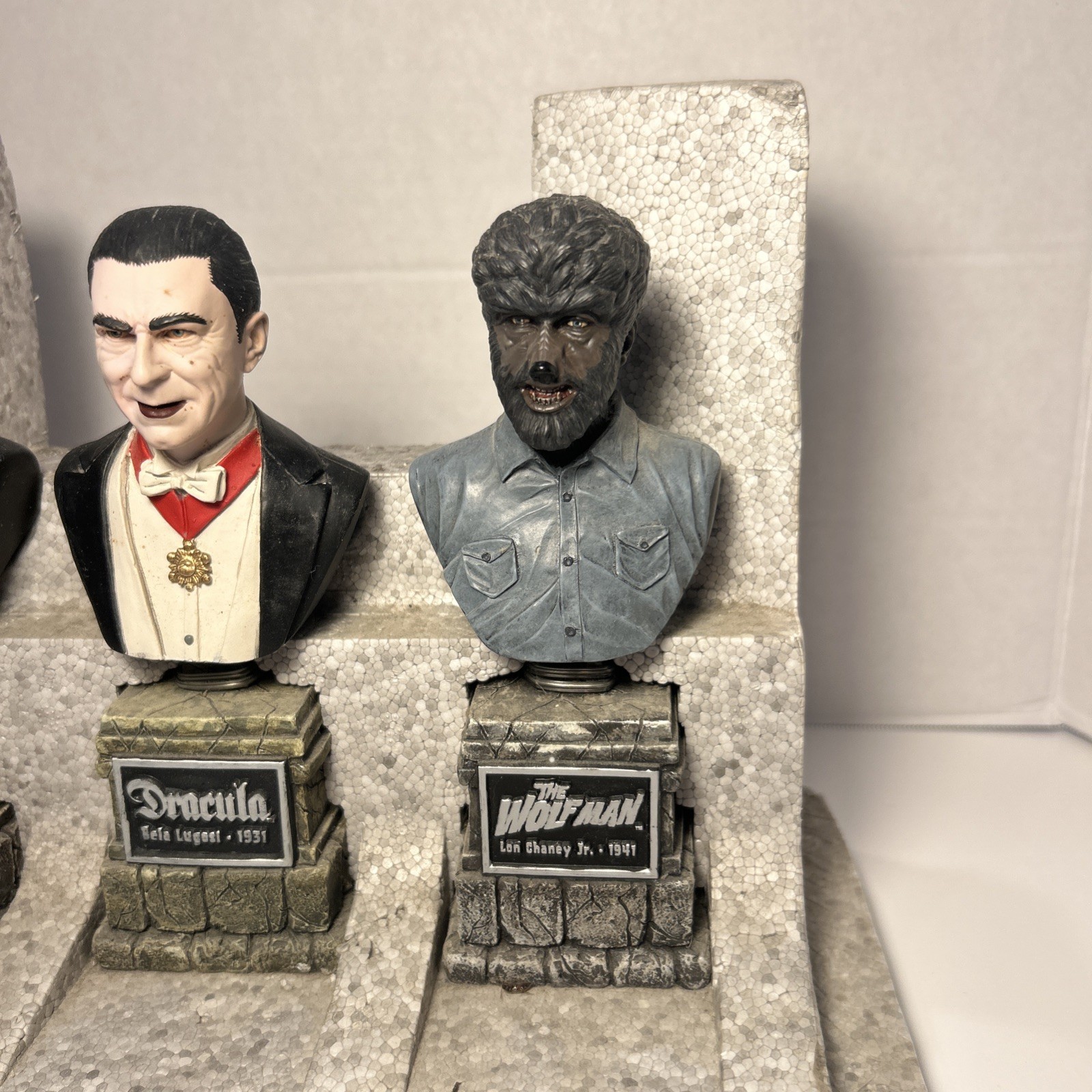 Universal Studios Monster Legacy Collection Set Frankenstein Wolfman Dracula