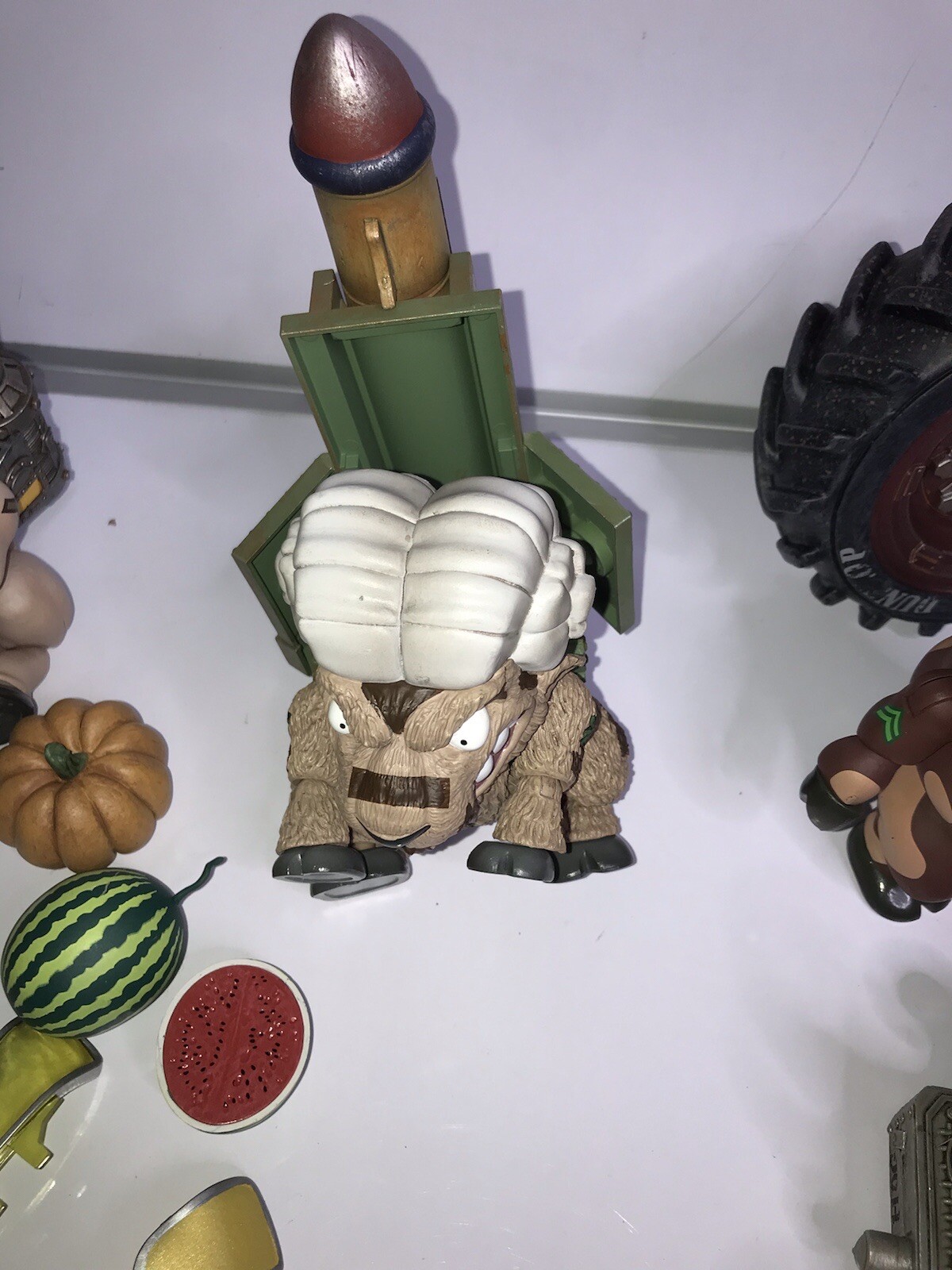 Barnyard Commandos set of 4 loose side of bacon , legger mutton, hy ondahog,