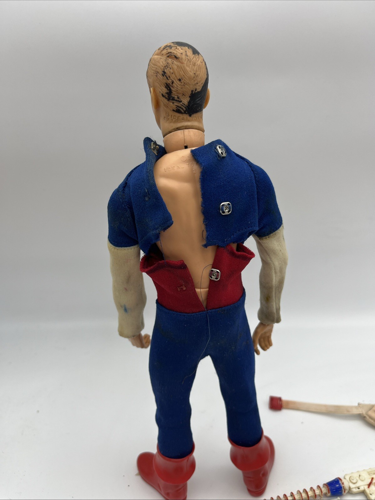 Captain America 1966 CAPTAIN ACTION Ideal ORIGINAL FIGURE, Mask, Guns, Belt